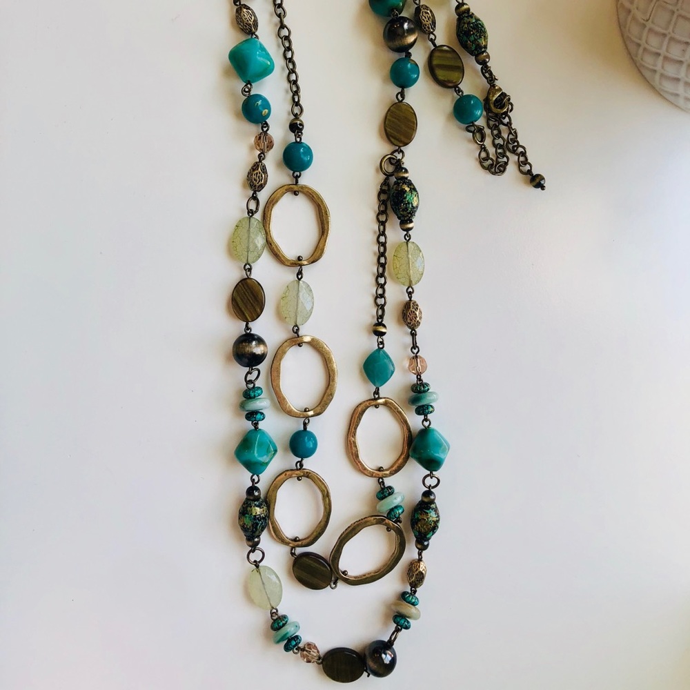 Premier Designs St. Lucia Two-Strand Necklace